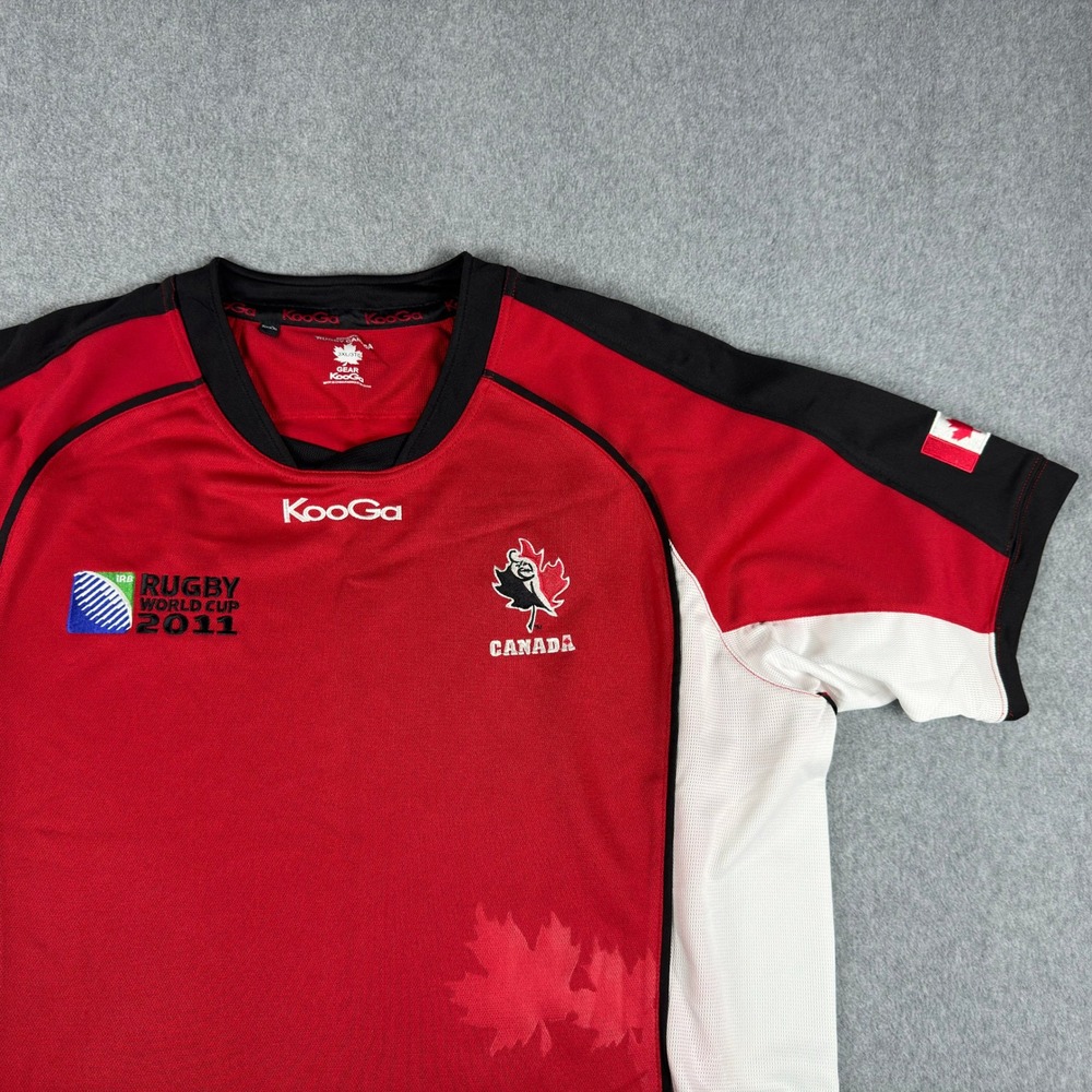 2011 Rugby World Cup Red Canada Kooga Jersey 3XL